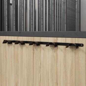 ARDEBO.de - Trensenhalter für 5 Trensen Schwarz Eisen
