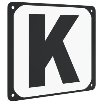 Buchstaben für Dressurviereck 12 Stk. Stahl
