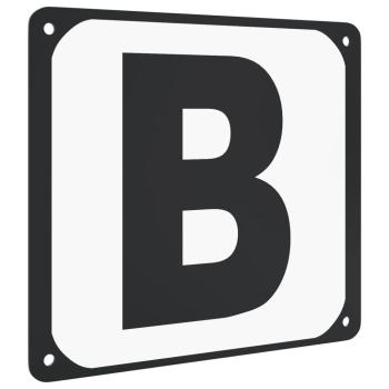 Buchstaben für Dressurviereck 12 Stk. Stahl