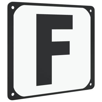 Buchstaben für Dressurviereck 12 Stk. Stahl