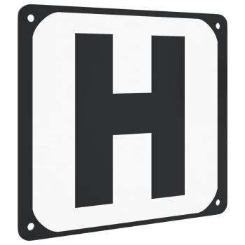 Buchstaben für Dressurviereck 12 Stk. Stahl
