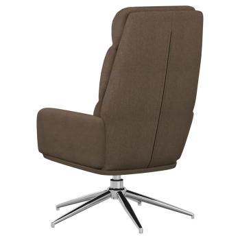 Relaxsessel Taupe Stoff