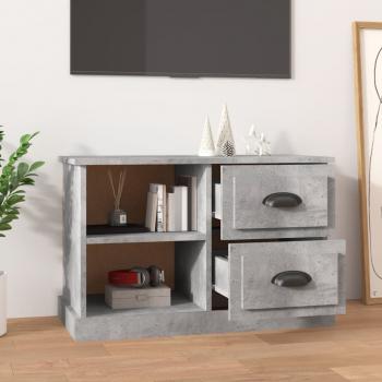 TV-Schrank Betongrau 73x35,5x47,5 cm Holzwerkstoff