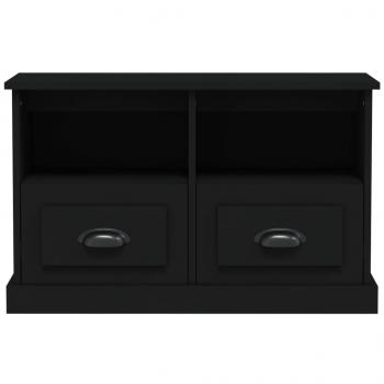 TV-Schrank Schwarz 80x35x50 cm Holzwerkstoff