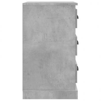 Nachttisch Betongrau 39x39x67 cm Holzwerkstoff