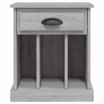 Nachttische 2 Stk. Grau Sonoma 43x36x50 cm