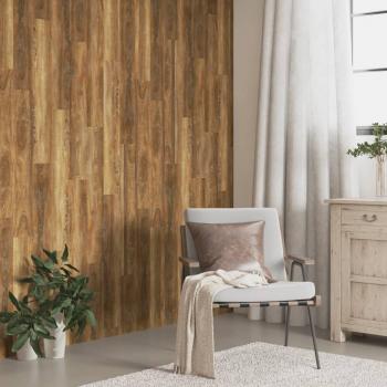 ARDEBO.de - Wandpaneele Holzoptik Braun PVC 4,12 m²