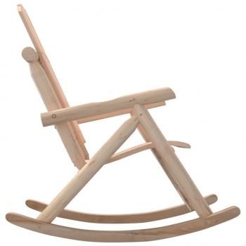 Garten-Schaukelstuhl 69x96x101 cm Massivholz Fichte