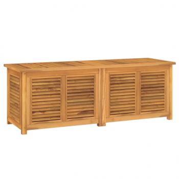 Gartenbox mit Beutel 150x50x53 cm Massivholz Teak