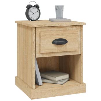 ARDEBO.de - Nachttische 2 Stk. Sonoma-Eiche 39x39x47,5 cm Holzwerkstoff