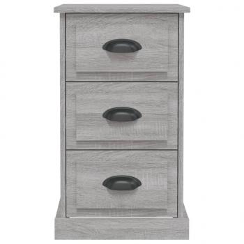 Nachttisch Grau Sonoma 39x39x67 cm Holzwerkstoff