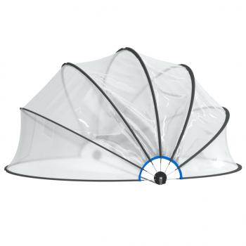 Pool-Kuppel Rund 406x203 cm PVC