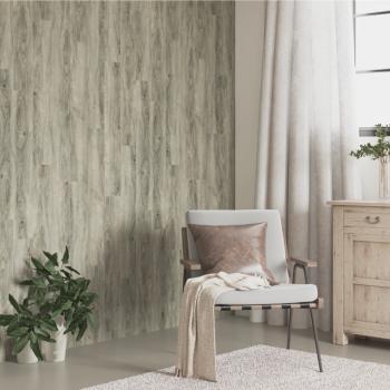 ARDEBO.de - Wandpaneele Holzoptik Grau PVC 4,12 m²