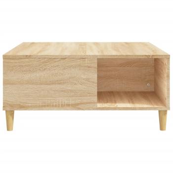 ARDEBO.de - Couchtisch Sonoma-Eiche 80x80x36,5 cm Holzwerkstoff