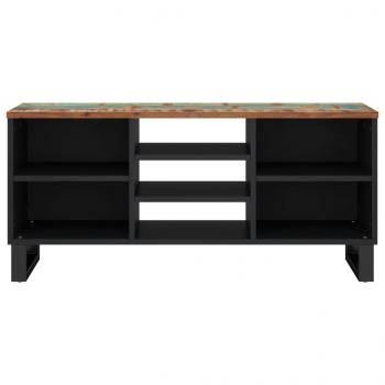 TV-Schrank 100x33x46 cm Altholz Massiv & Holzwerkstoff