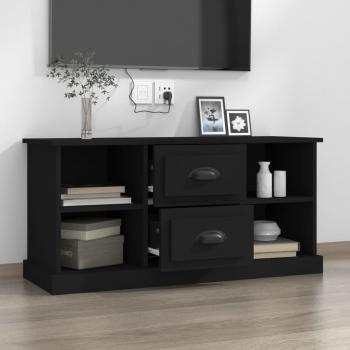 ARDEBO.de - TV-Schrank Schwarz 99,5x35,5x48 cm Holzwerkstoff