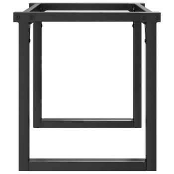 Couchtischbeine O-Gestell 70x30x43 cm Gusseisen