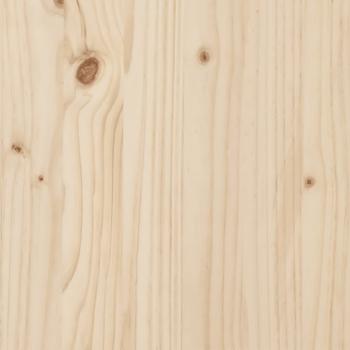 Esstisch O-Gestell 60x60x75,5 cm Massivholz Kiefer & Gusseisen