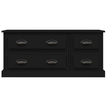TV-Schrank Schwarz 100x35,5x45 cm Holzwerkstoff