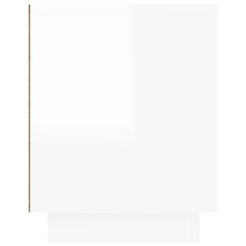 TV-Schrank Hochglanz-Weiß 80x35x45 cm Holzwerkstoff