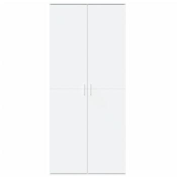 Highboard Weiß 80x35x180 cm Holzwerkstoff