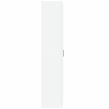 Highboard Weiß 80x35x180 cm Holzwerkstoff