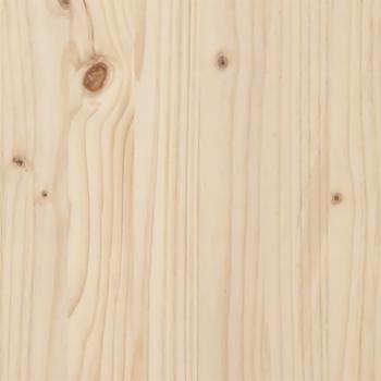 Couchtisch O-Gestell 110x40x45,5 cm Massivholz Kiefer Gusseisen