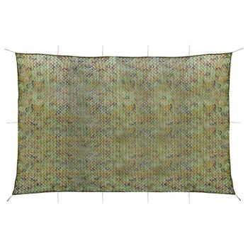 Tarnnetz mit Aufbewahrungstasche 5x6 m Grün