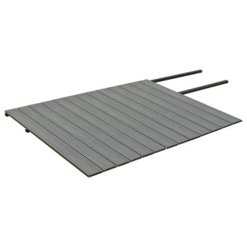WPC Terrassendielen mit Zubehör Braun und Grau 26 m² 2,2 m