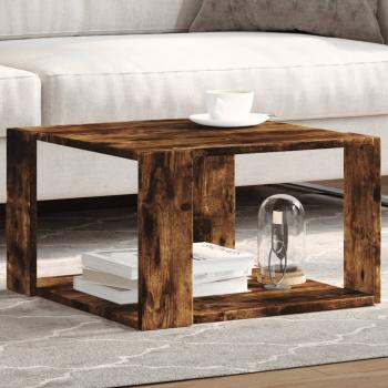 ARDEBO.de - Couchtisch Räuchereiche 51,5x51,5x30 cm Holzwerkstoff