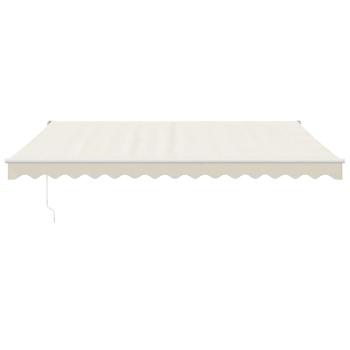 Elektrische Markise mit Kurbel Creme 4x3 m