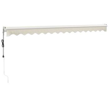 Elektrische Markise mit Kurbel Creme 4x3 m
