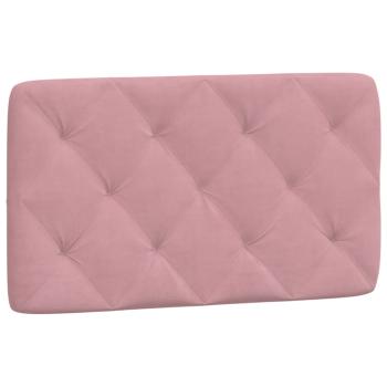 Bettgestell mit LED-Leuchten Rosa 80x200 cm Samt