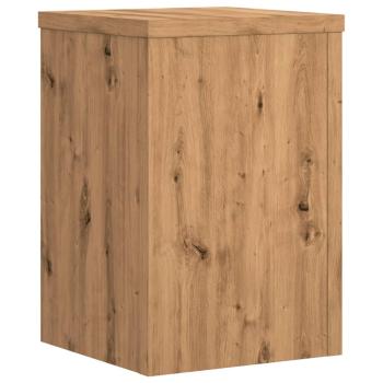 Pflanzenständer 2 Stk. Artisan-Eiche 25x25x35 cm Holzwerkstoff