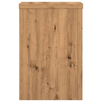 Pflanzenständer 2 Stk. Artisan-Eiche 25x25x35 cm Holzwerkstoff