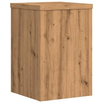 Pflanzenständer 2 Stk. Artisan-Eiche 25x25x35 cm Holzwerkstoff