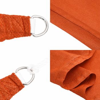 Sonnensegel 160 g/m² Trapezform Orange 3/4x2 m HDPE