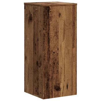 Pflanzenständer 2 Stk. Altholz-Optik 30x30x70 cm Holzwerkstoff