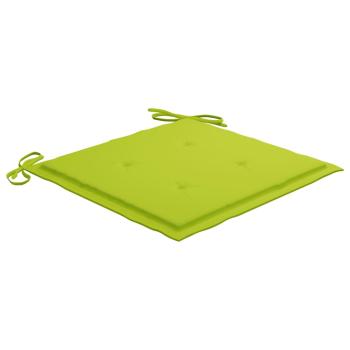 Gartenstühle mit Kissen 2 Stk. Massivholz Akazie und Stahl