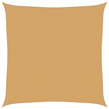 Sonnensegel 160 g/m² Quadratisch Sandfarbe 7x7 m HDPE