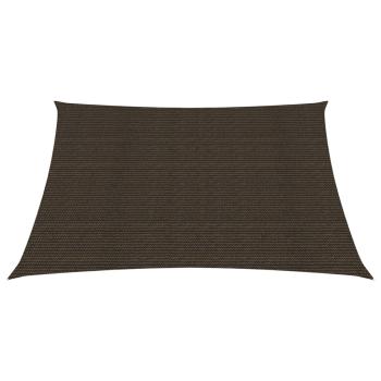 Sonnensegel 160 g/m² Braun 6x6 m HDPE