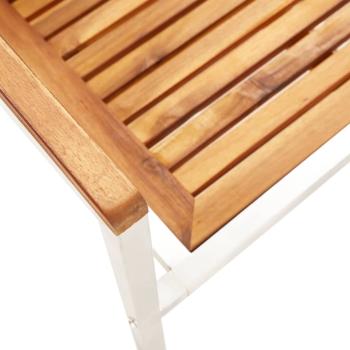 Gartenstühle 6 Stk. mit Kissen Massivholz Akazie
