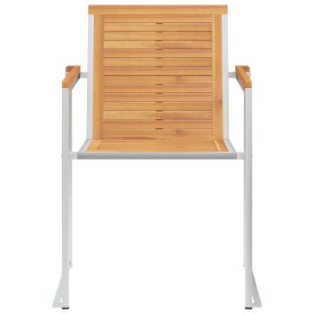 Gartenstühle 4 Stk. mit Kissen Massivholz Teak