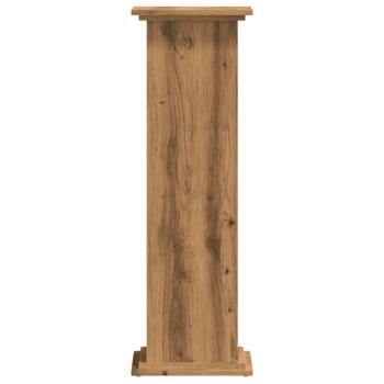 Pflanzenständer Artisan-Eiche 33x33x100 cm Holzwerkstoff