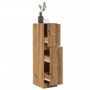 ARDEBO.de - Apothekerschrank Artisan-Eiche 30x41x118 cm Holzwerkstoff