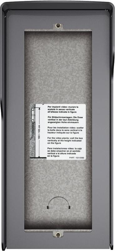 ARDEBO.de Bticino (350633) 3-moduliger Aufputzkasten, 1-reihig
