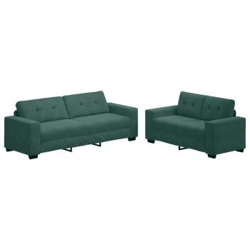 Set aus 2 Taupe Stoff Mittel Verstellbare Armlehnen Sofa