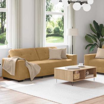Set aus 2 Dunkelgrün Polyester, Holz Groß Abnehmbare Bezüge