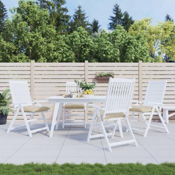 ARDEBO.de - Stuhlkissen 4 Stk. Beige 50x50x7 cm Oxford-Gewebe