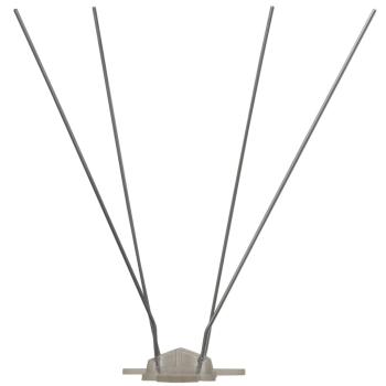 6-tlg. Vogelabwehr-Spikes-Set 3 m Kunststoff 4-reihig